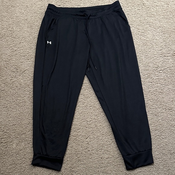 Under Armour Other - Under Armour Mens Drawstring Loose Fit HeatGear Sweatpants Black Size XL
